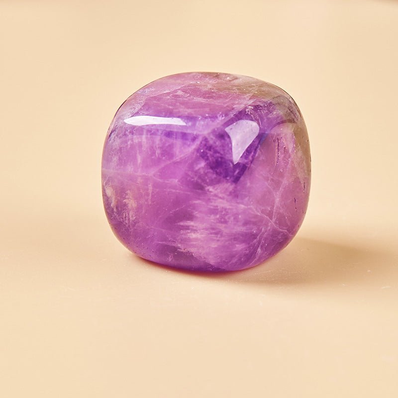 Amethyst gemstone incense holder for spiritual awareness and creating a peaceful meditation environment.